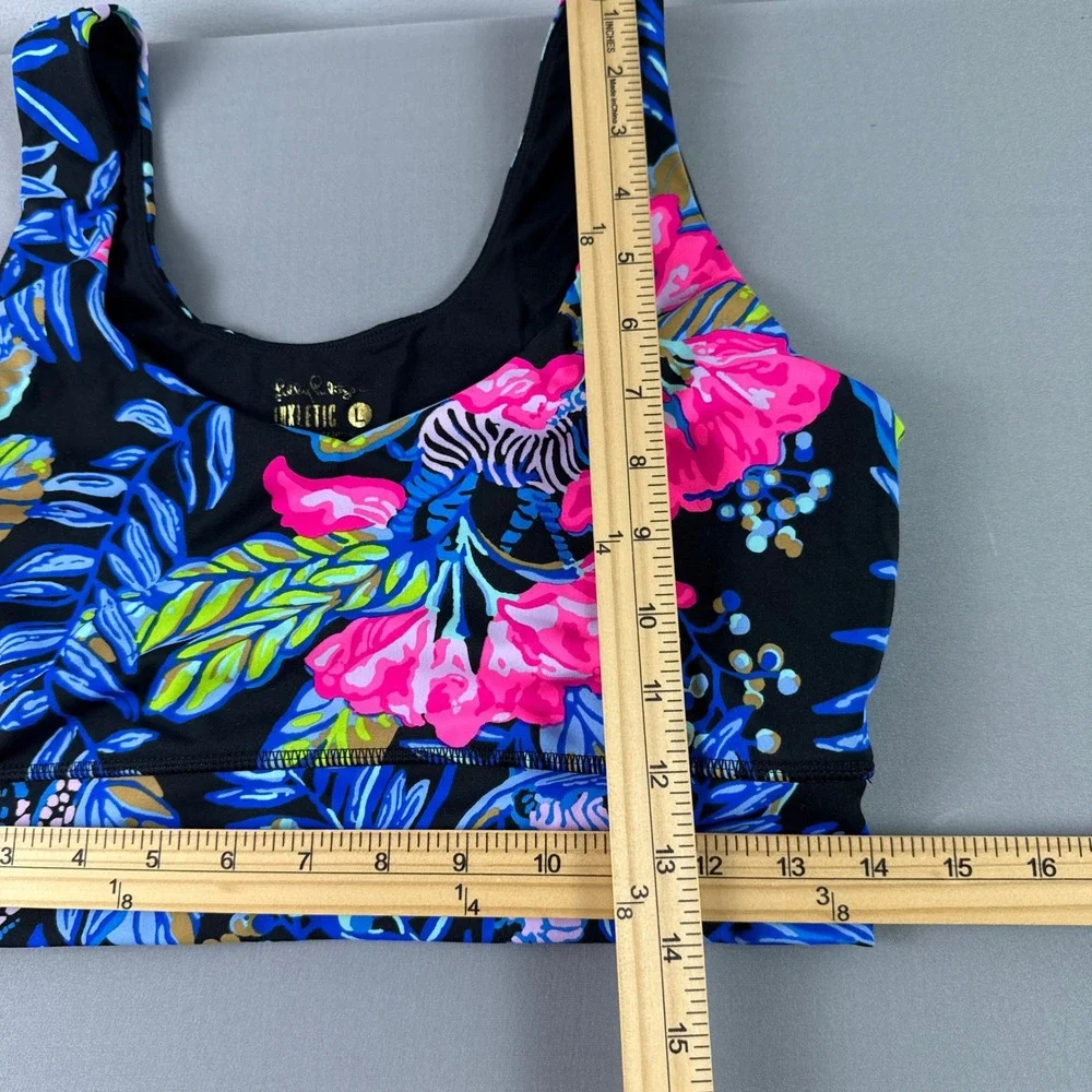 Lilly Pulitzer San Remo Luxletic Floral Skort & Sport Bra Top Set Women's Large